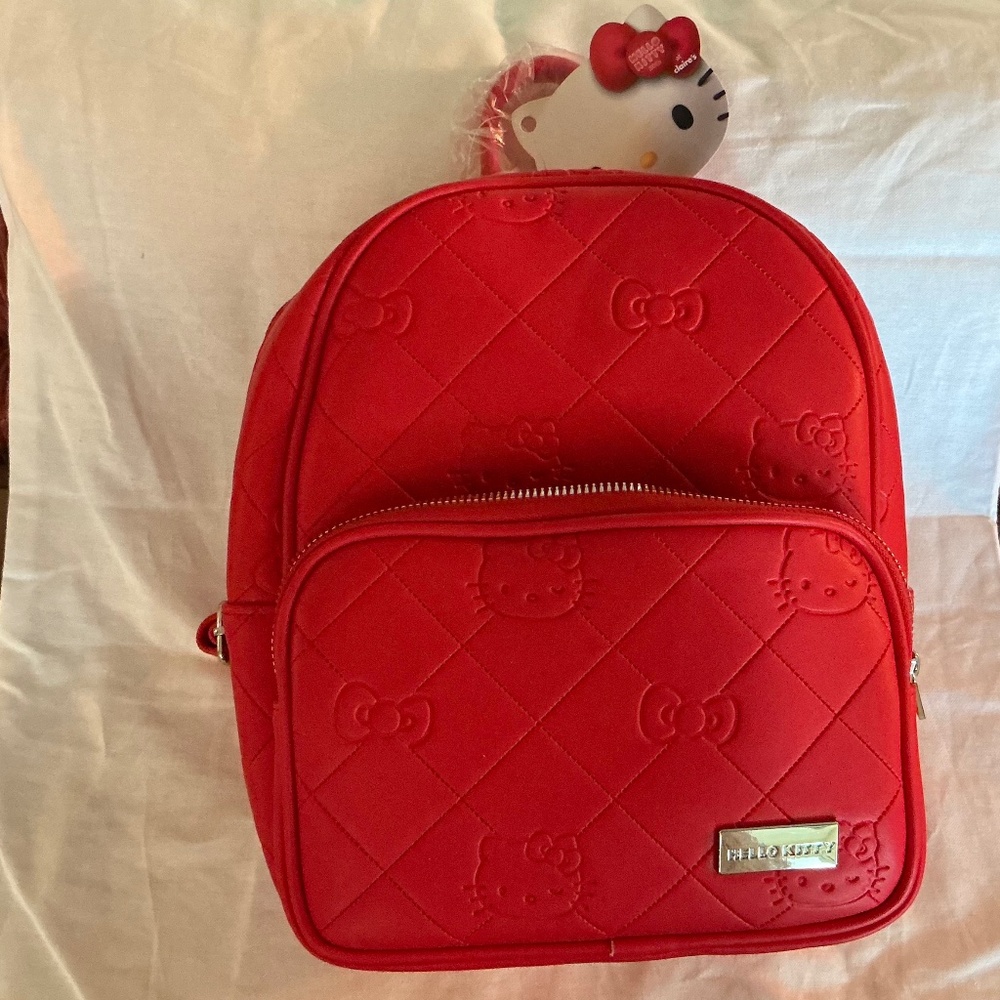NWT Brand New 50th Anniversary Hello Kitty Quilted Backpack